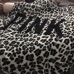 Victoria’s Secret PINK throw blanket.